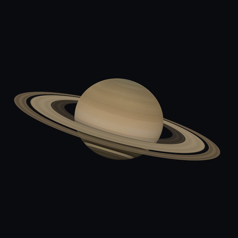 ringschatten auf saturn