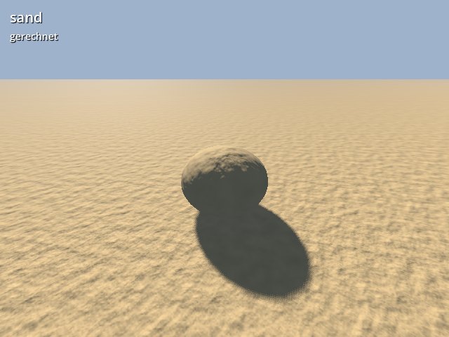materie sand gerechnet