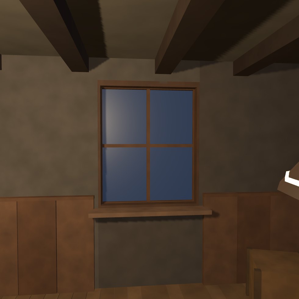 wand mit fenster