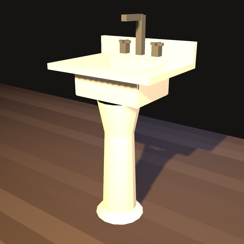 pedestal basin