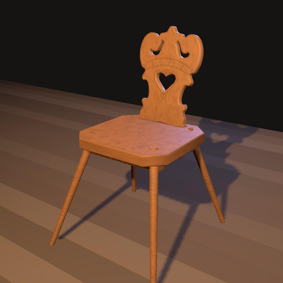 plank chair crown