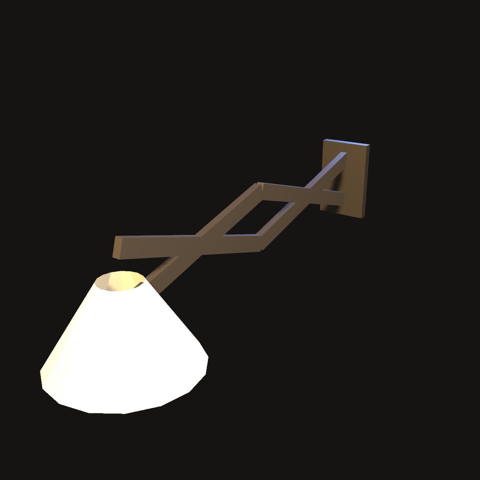 scissor lamp