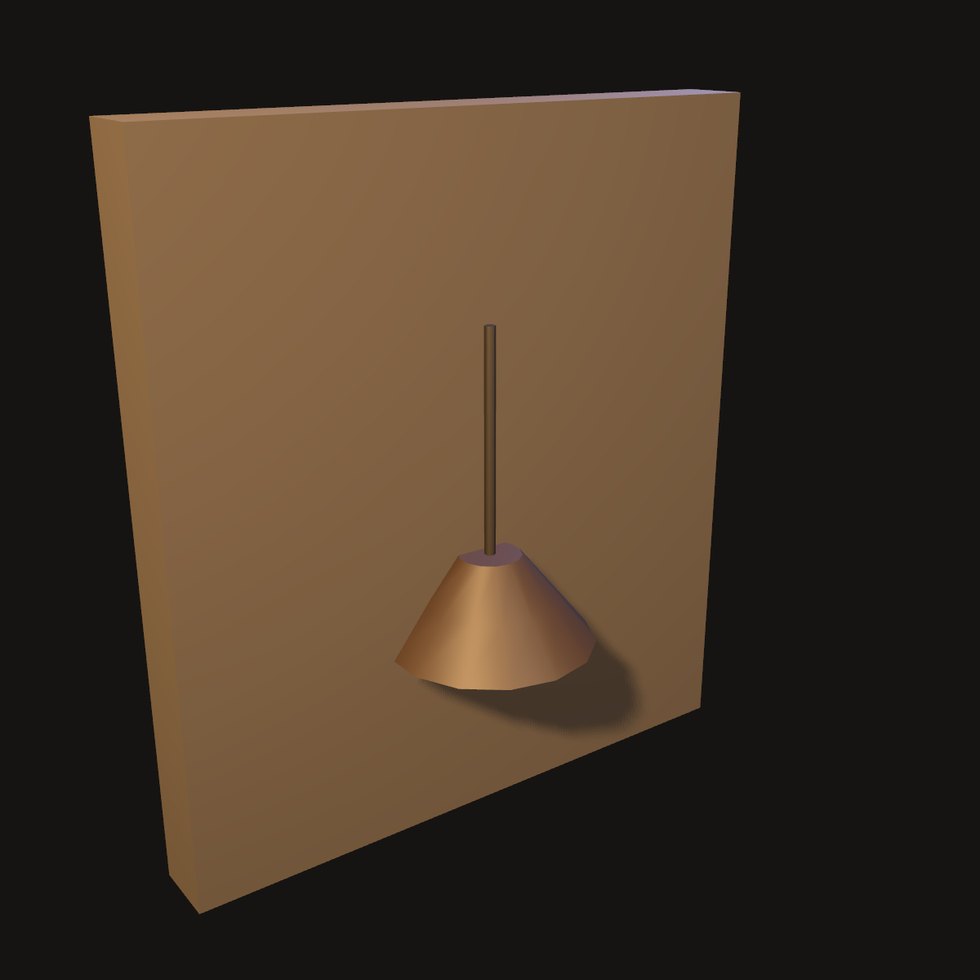 Wandlampe.
