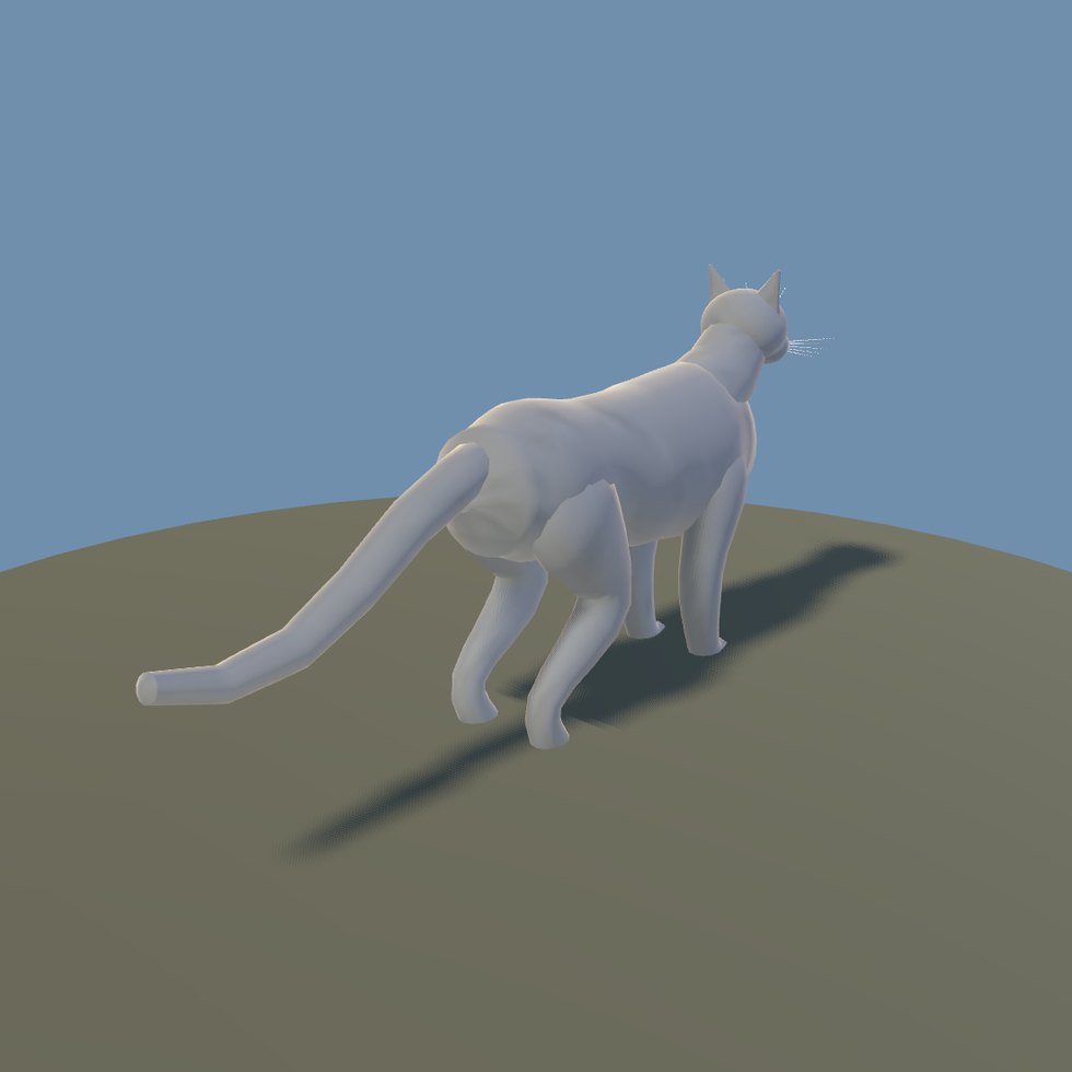 cat grey
