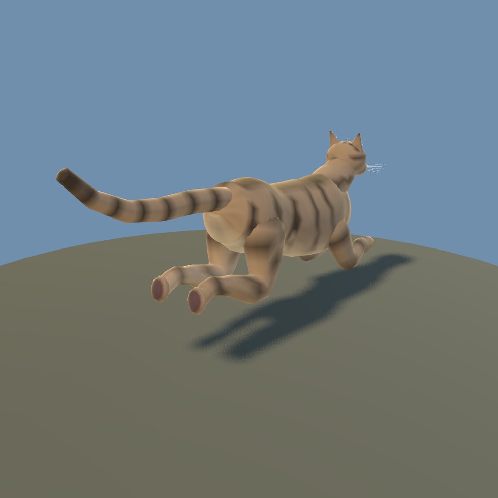 cat pose leap