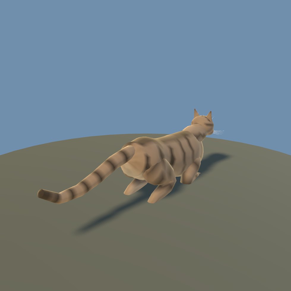cat pose lurk