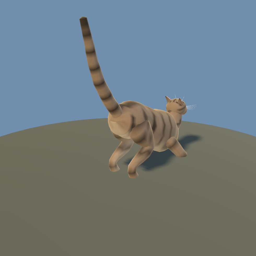 cat pose play bow