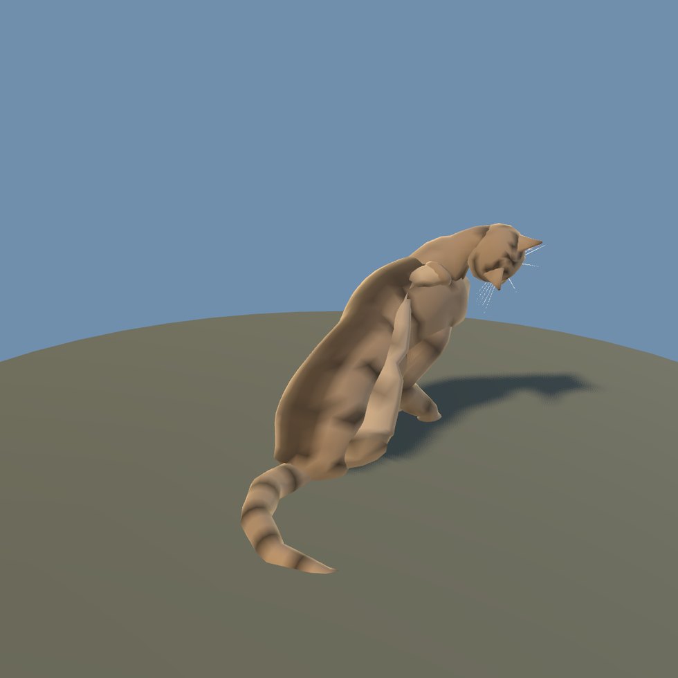 cat pose scratch ear