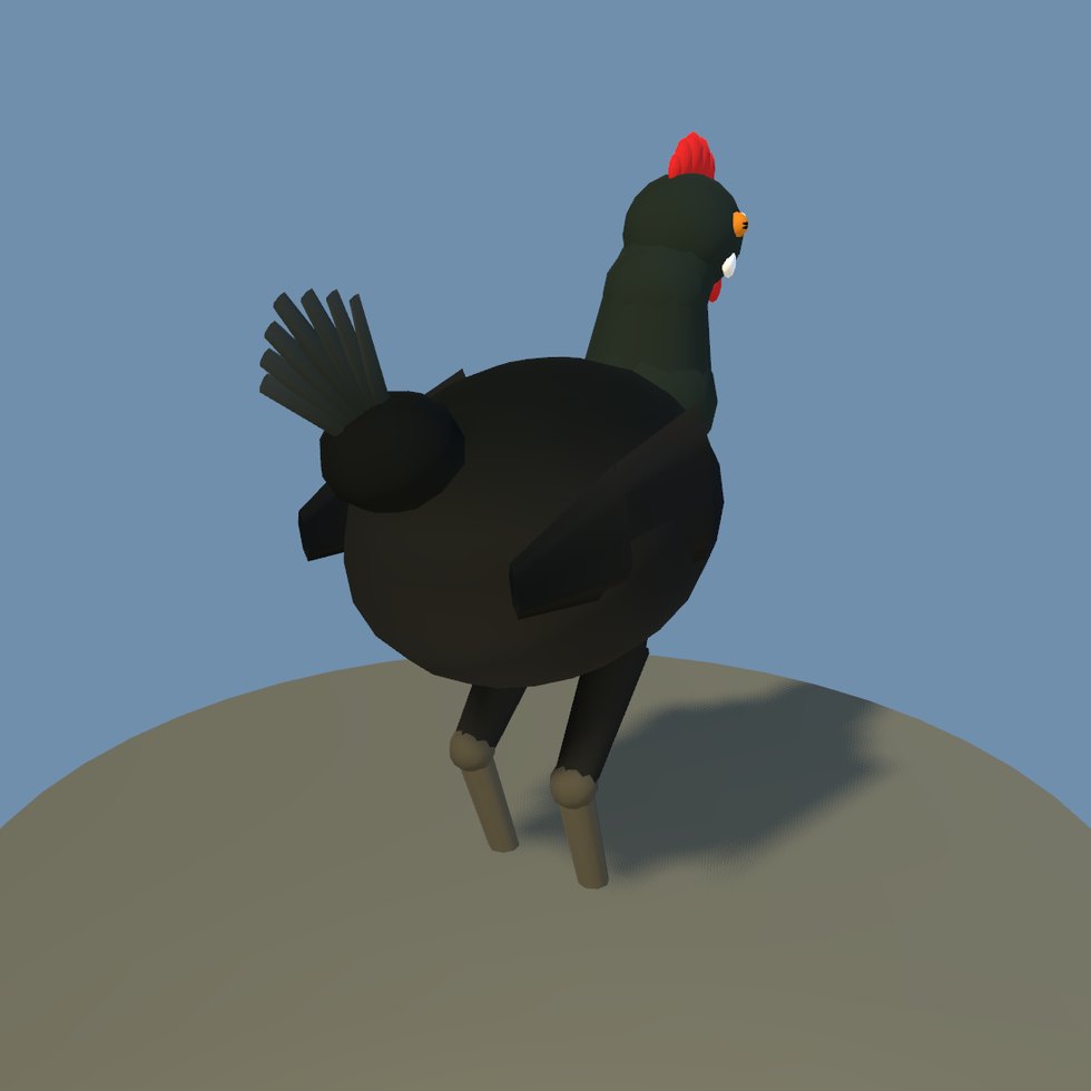 chicken black