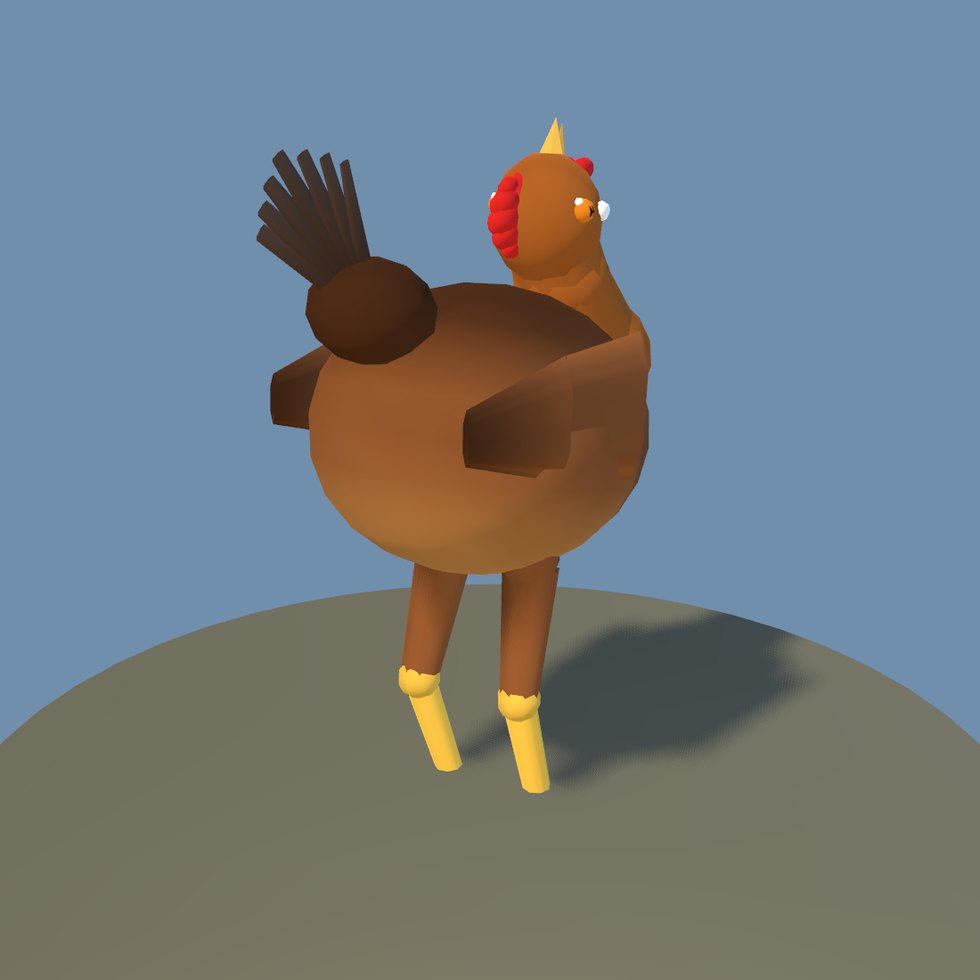 chicken pose alert