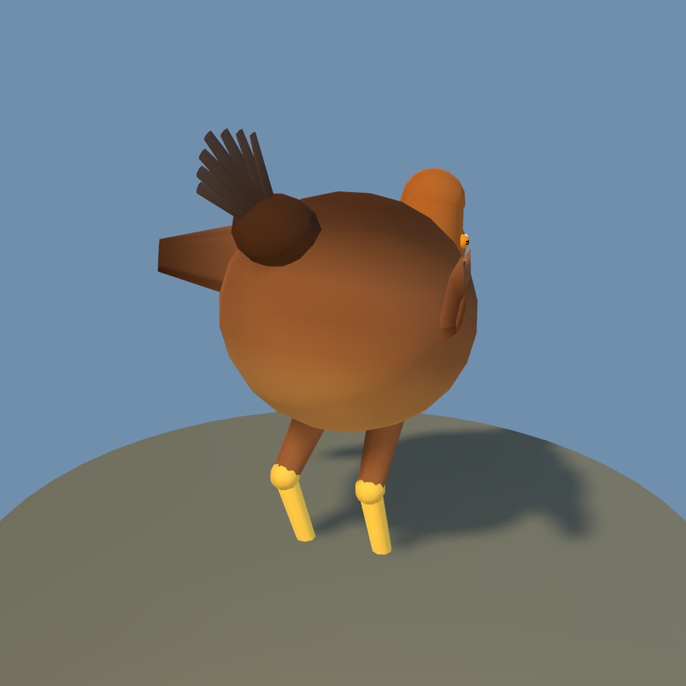 chicken pose bristle
