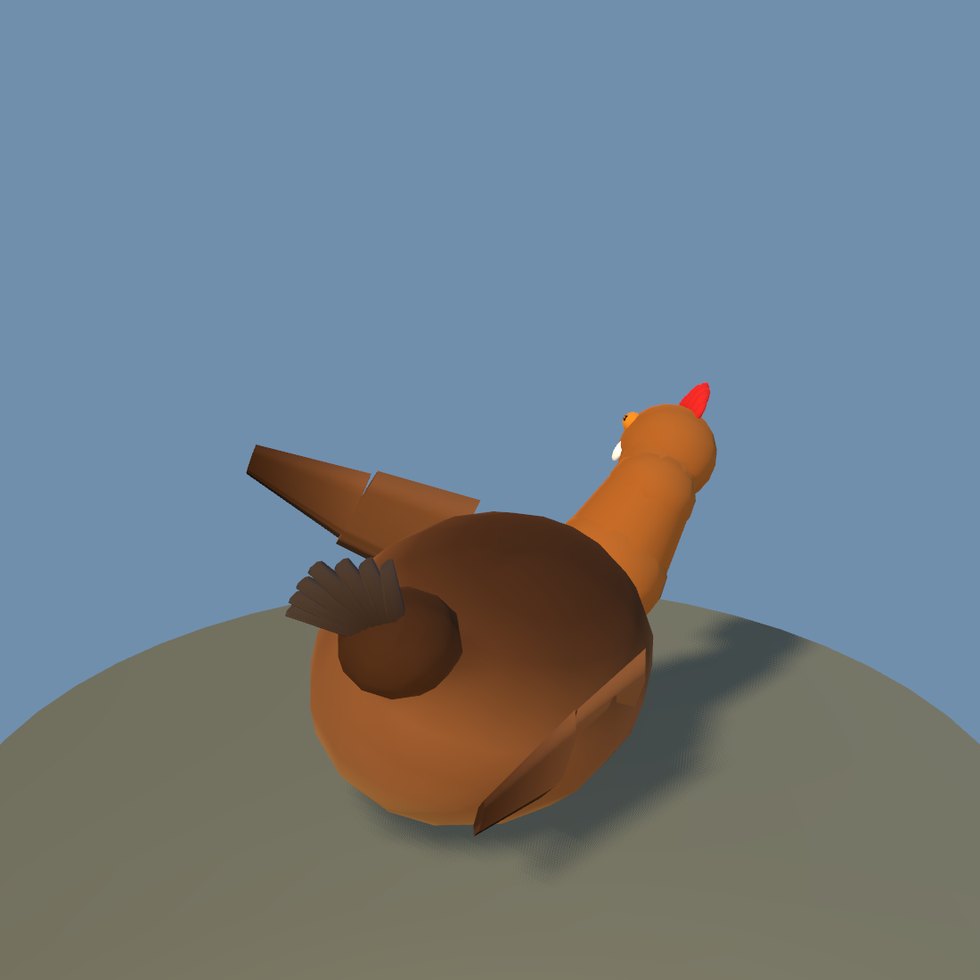 chicken pose dust