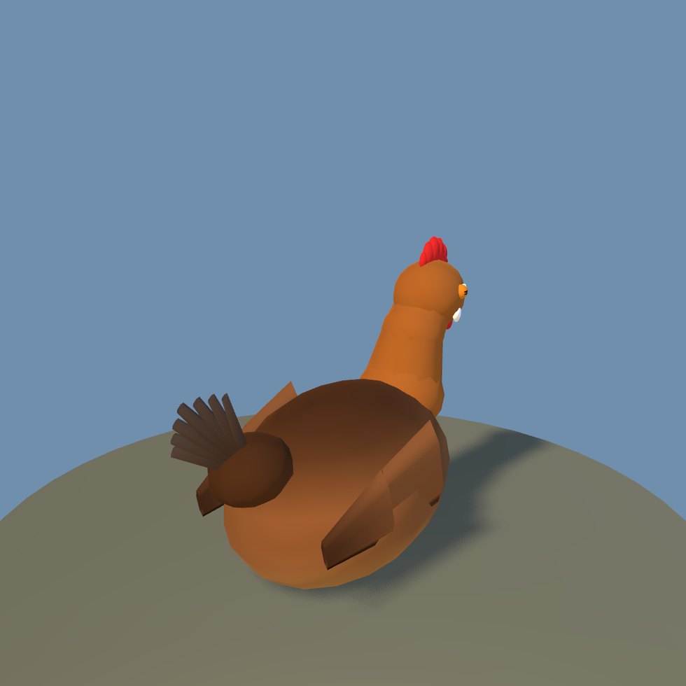 chicken pose settle