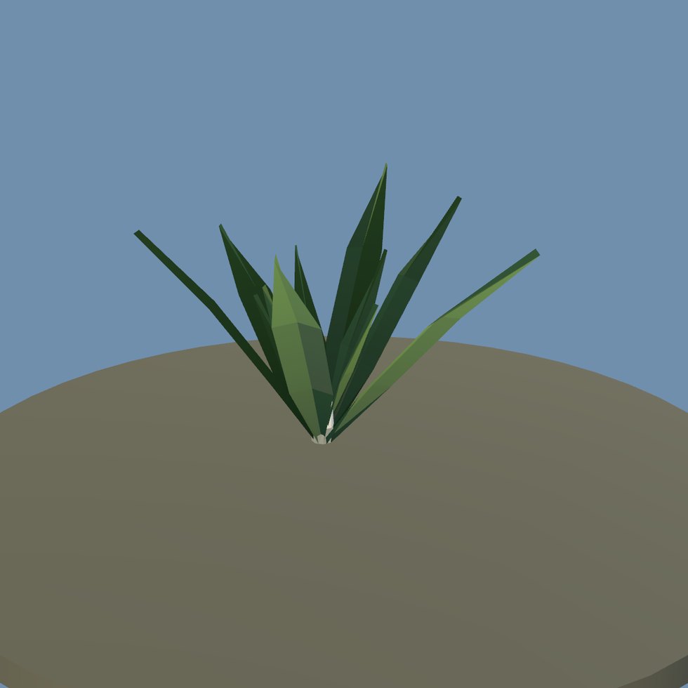 crop leek row