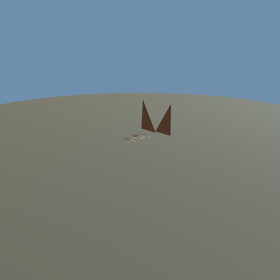 style bat lowpoly