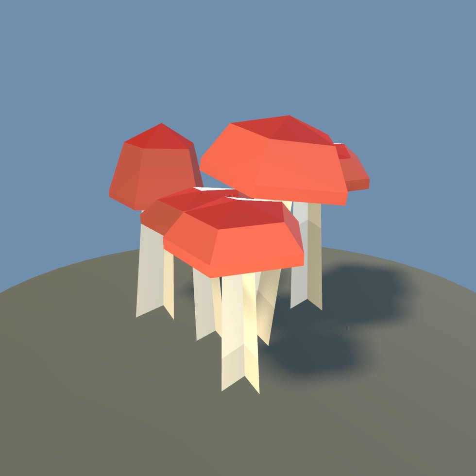 style mushroom cutout