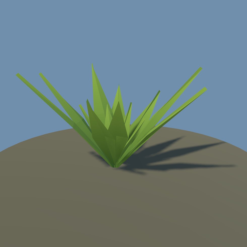 style plant lowpoly