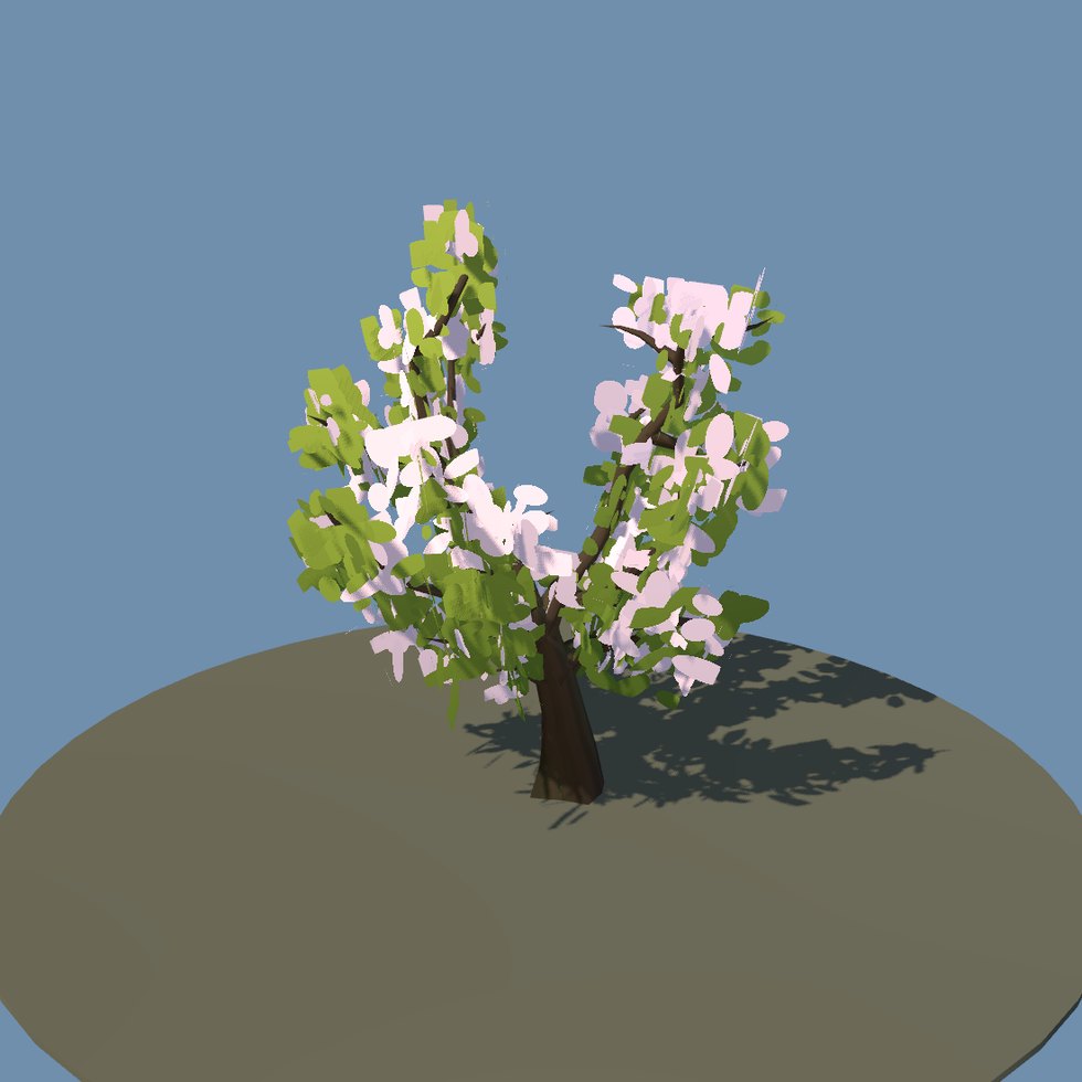 Obstbaum in Blüte.