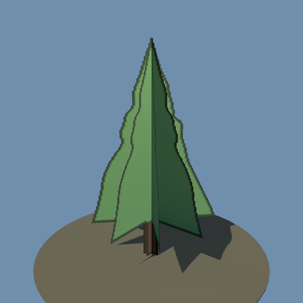 treestyle cutout fir lod0