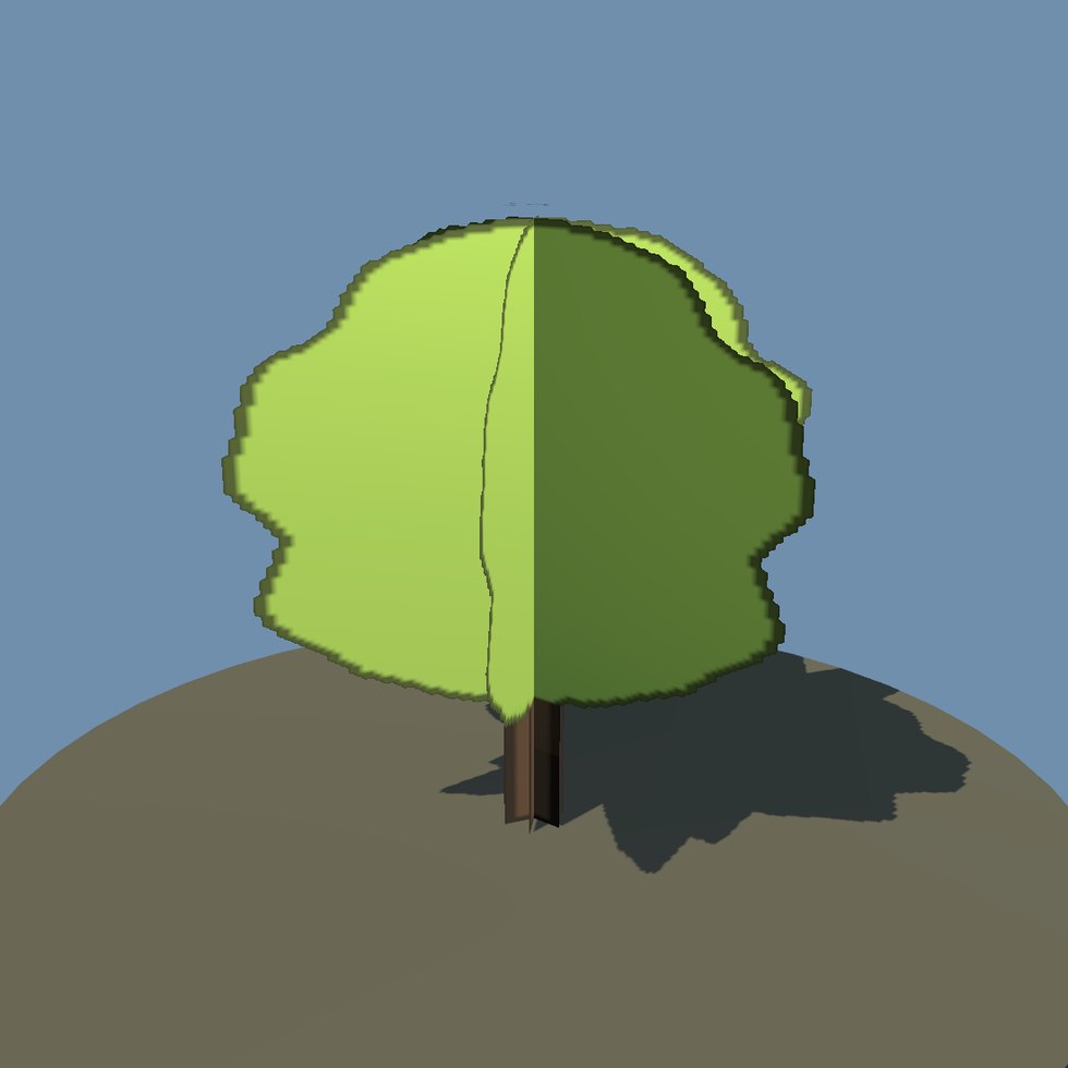 treestyle cutout oak lod1