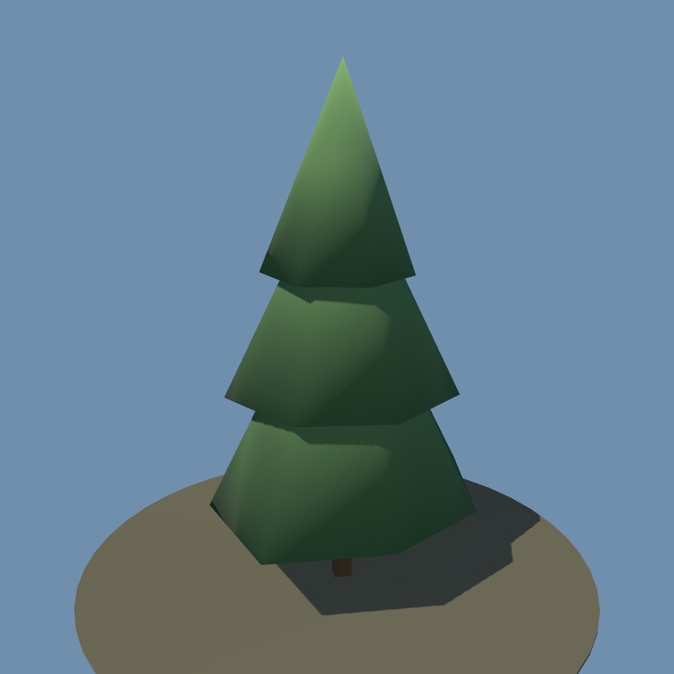 treestyle model fir lod1