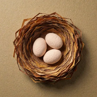nest aus streifen
